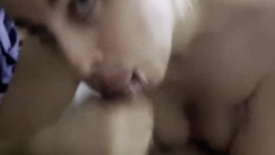 pleasuring him with my mouth