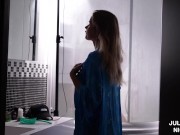 While my husband is at work I’m having fun in the sauna with his friend - porn 2024 1/16