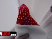 Busty Step Mom Cory Chase Strips Down And Gives Step Son His Christmas Present Early - PervMom 2/16