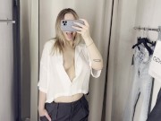 Trying on haul at the mall