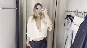 Trying on haul at the mall