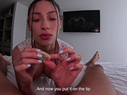 My sexy stepsister wanted to lose her virginity with me | Colombian babe