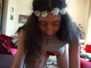 Il mio coinquilino mi vede, si dimentica di avere una ragazza e mi scopa forte! 😉 3/16