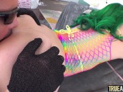 TRUE ANAL Big booty cutie Gia Paige has her ass filled up with a gooey load 9/16