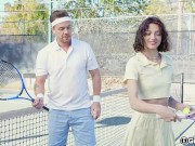 Shrooms Q Stops Her Tennis Lessons To Fuck A Massive Dick 2/16