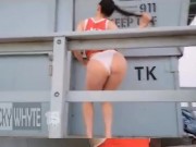 🌊 Lifeguard On Duty! 🏖 Babe Is Prepared To Do What It Takes To Save You! 🛟 1/16