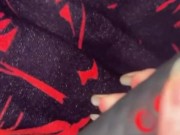 I secretly went into the bathroom while my bf was asleep hear my orgasm 1/16