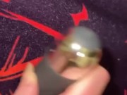 I secretly went into the bathroom while my bf was asleep hear my orgasm 11/16