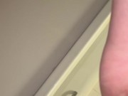 I secretly went into the bathroom while my bf was asleep hear my orgasm 14/16