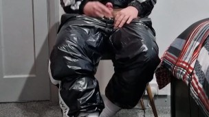 Twinkx nylon tracksuit wank