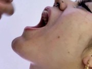 The slut asked me to cum in her mouth to swallow it all. 2/16