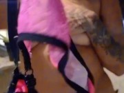 Exhibition on the balcony - hot girl dancing until she is naked 13/16