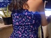 Exhibition on the balcony - hot girl dancing until she is naked 5/16