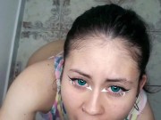 My lovely friend loves to suck my cock when my girlfriend is not at home. 6/16