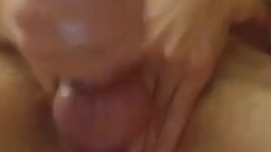 Hot Bi guy Richard RiXXX stroking big dick until he shoots his hot big cumshot