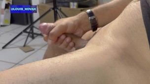 Squeezing the biggest load yet out of my dick