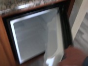 GFE session on a date with amateur spinner Brianna Arson blowjob in the open 1/16