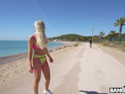 BANGBROS - Dripping Wet Angie Lynx Gets Extra Nasty With Potro De Bilbao In Public View 1/16