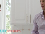 FAMILY HOOK UPS - Brunette Goddess Tommy King Puts On A Revealing Lingerie And Seduces Her Stepdad 2/16