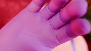ASMR video: medical gloves sounds, snaps, teasing