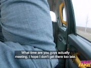 Female Fake Taxi Busty ebony driver with a huge ass treats her passenger to a hardcore fast fucking 4/16