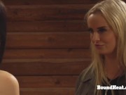 Busty Lesbian Babe With Massive Boobs Moans From Fingering 4/16