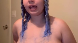 DYING MY HAIR BLUE ASMR VANILLA FAITH ARDALAN
