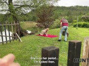 HUNT4K. Pussy Hunting in forest. Hot sex with Maya 5/16