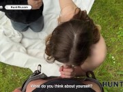 HUNT4K. Pussy Hunting in forest. Hot sex with Maya 9/16