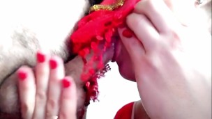 SUCKING HIM LIKE CRAZY: BEST BLOW JOB EVER!