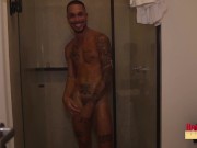 Big Uncut Cock Jerks off BIg LOAD! 11/16