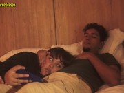 mi hermanastro entra a mi cuarto y se de que mis se van y hace e me coma su verga 10/16