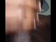 Huge Uncut BBC 🐓! Handsome man. Moaning. Dirty talk🔥. Huge cum load\shower💦. 3D+POV💯.