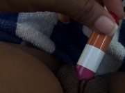 pov watch me masturbate and squirt on myself in a
