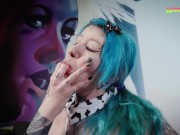 Young german emo fisting her tight pussy 2/16