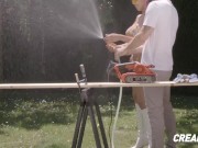 Busty Gal Fucked Hard By Hung Dude 6/16