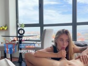 Студентка в Кедах Прыгает На Хуе своего Соседа - Spiritemoon 3/16