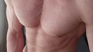 Tall fit alpha Dom jerks off his BWC