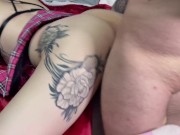 Curious teen schoolgirl tries sex with stepbrother~ 9/16