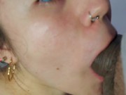 My big ass friend sucks my cock for money 14/16