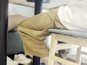 自习室的秘密，偷偷钻在桌子下口交 5/16