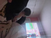 MI HERMANASTRA LLEGA CANSADA DEL GYM  Y ME CORRO DENTRO DE ELLA 3/16