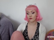 Ersties - Cutie Evie Watches Herself Masturbate in the Mirror 11/16