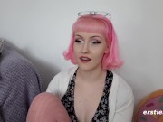 Ersties - Cutie Evie Watches Herself Masturbate in the Mirror 14/16