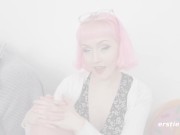 Ersties - Cutie Evie Watches Herself Masturbate in the Mirror 5/16