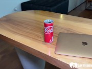 Blindfolded babe gets all holes filled up 2/16