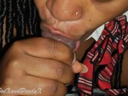 collégiene prend mon sperme dans sa bouche close up 16/16