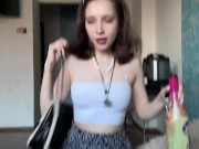 Bisexual friend asked his best friend to teach him how to jerk off, but she taught him how to cum on 1/16