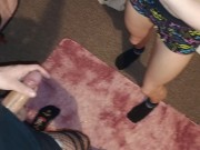 My Partner and I - Learning to find my buttons in a safe space. 16/16