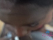 Tessa Thomas looking so fine in her schoolgirl outfit gets touched and sucks cock POV 15/16